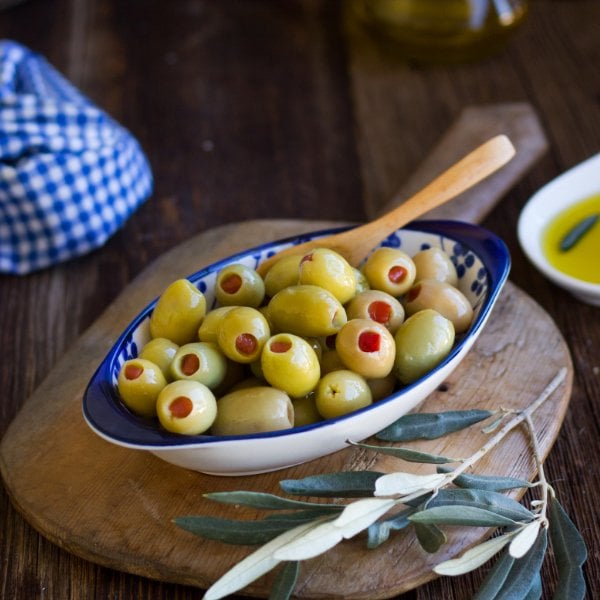 Biberli Yeşil Zeytin