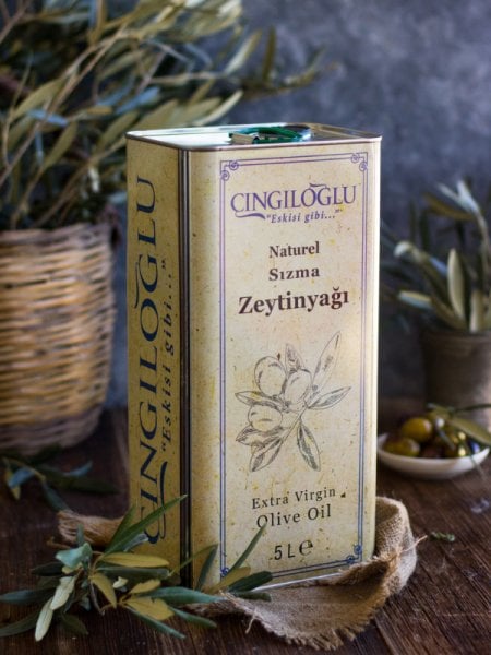 Çıngıloğlu Natural Sızma Zeytinyağı 5lt