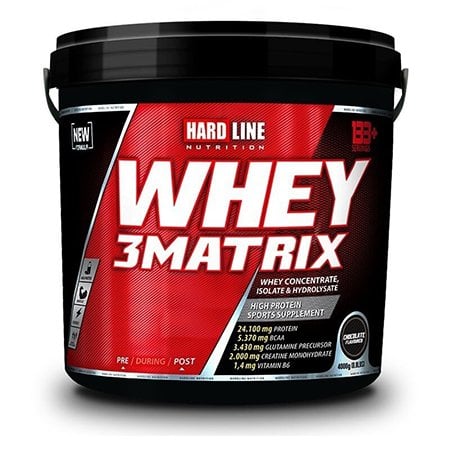 Hardline Whey 3 Matrix Protein Tozu 4000 Gr