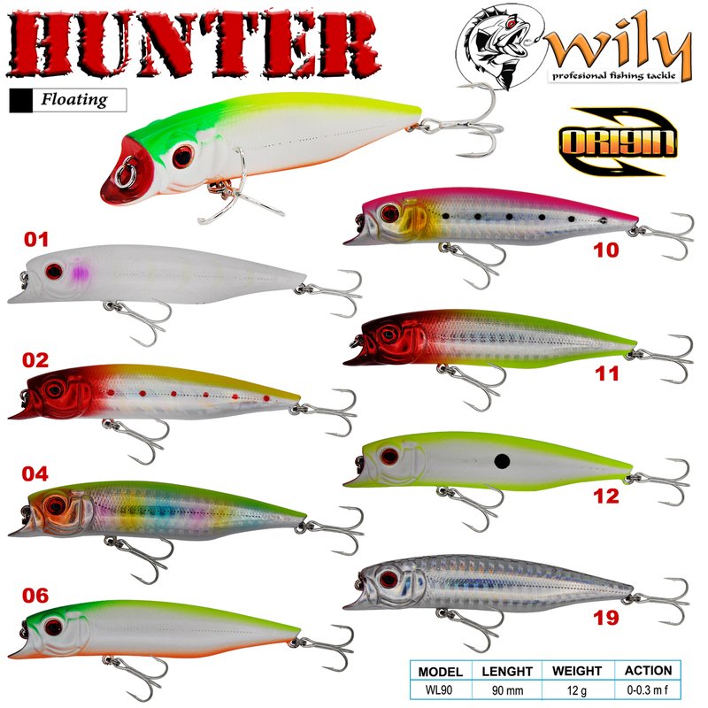 Wily Hunter 9 cm Maket Balık 12 gr (0-0.3M)