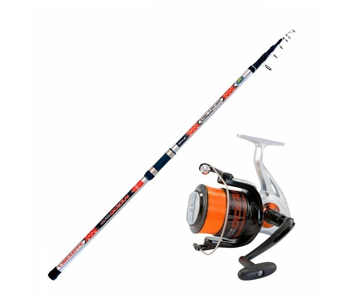 Lineaeffe 2015392 Ocean Combo SET 420cm 100-200gr Atar FD 7000 Makine 1 BB