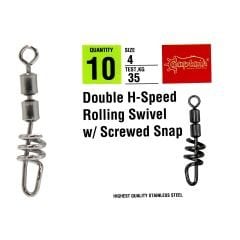 Captain 5003 Double H-Speed Screved Fırdöndü Black Nikel 5li Paket