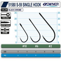 Owner 51580 S-59 Single Hook