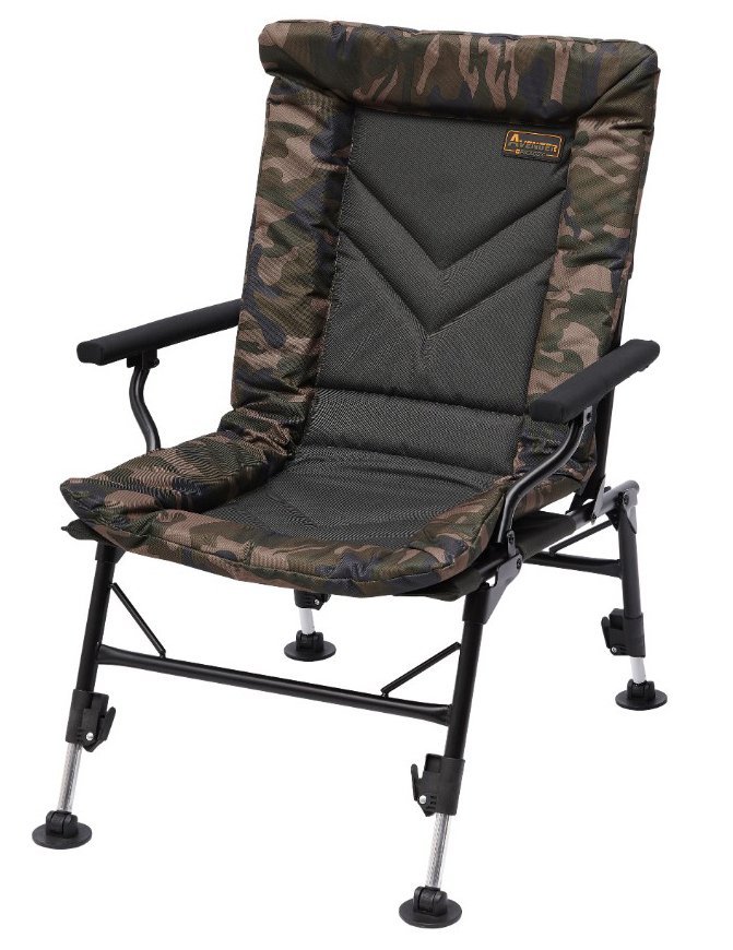 Prologic Avenger Comfort Camo Chair W/Armrest&Covers