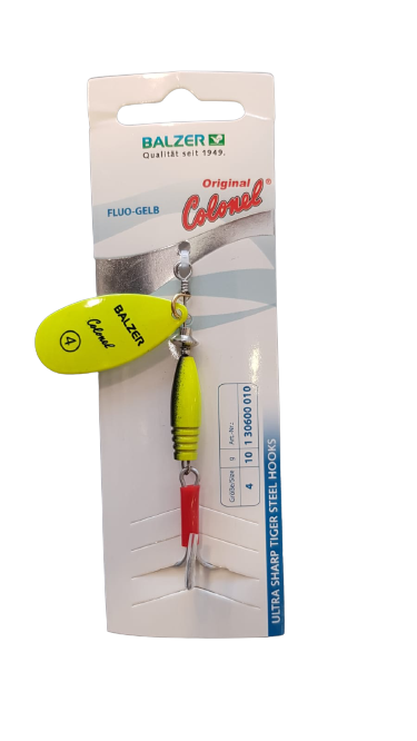 Balzer 13060 Colonel Classic Fluo Uzun Gövde Alabalık Kaşığı