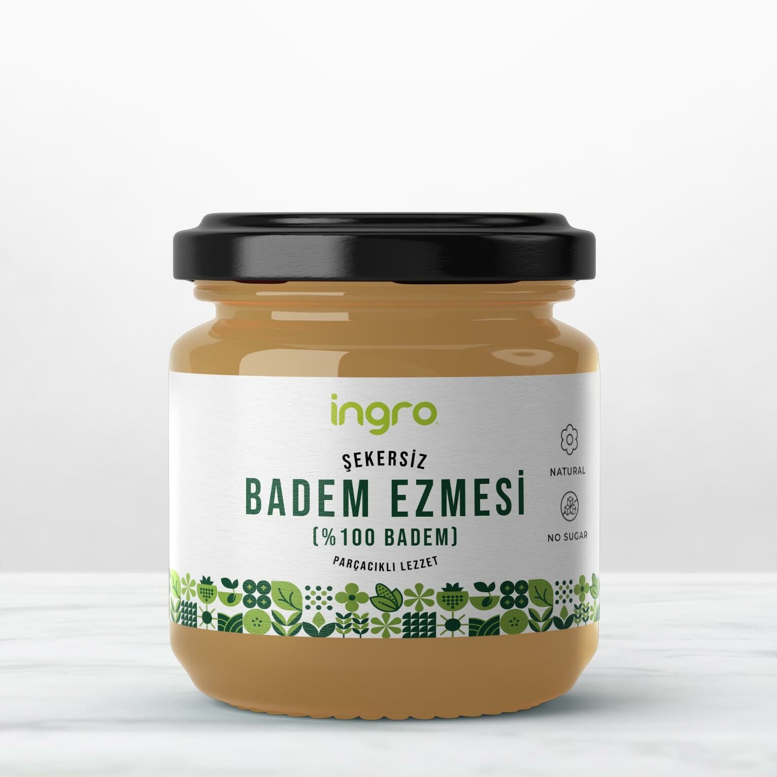 Glutensiz Badem Ezmesi (Parçacıklı Lezzet) 660 g