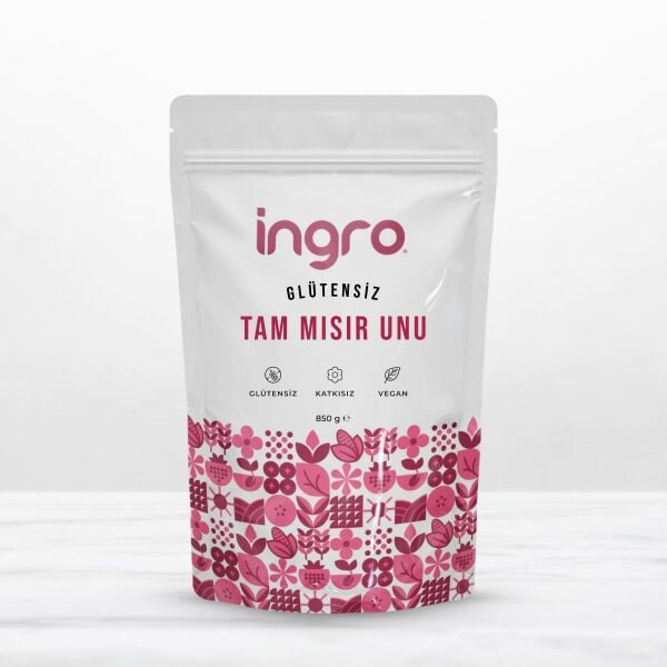 İngro Glutensiz Tam Mısır Unu 850 g