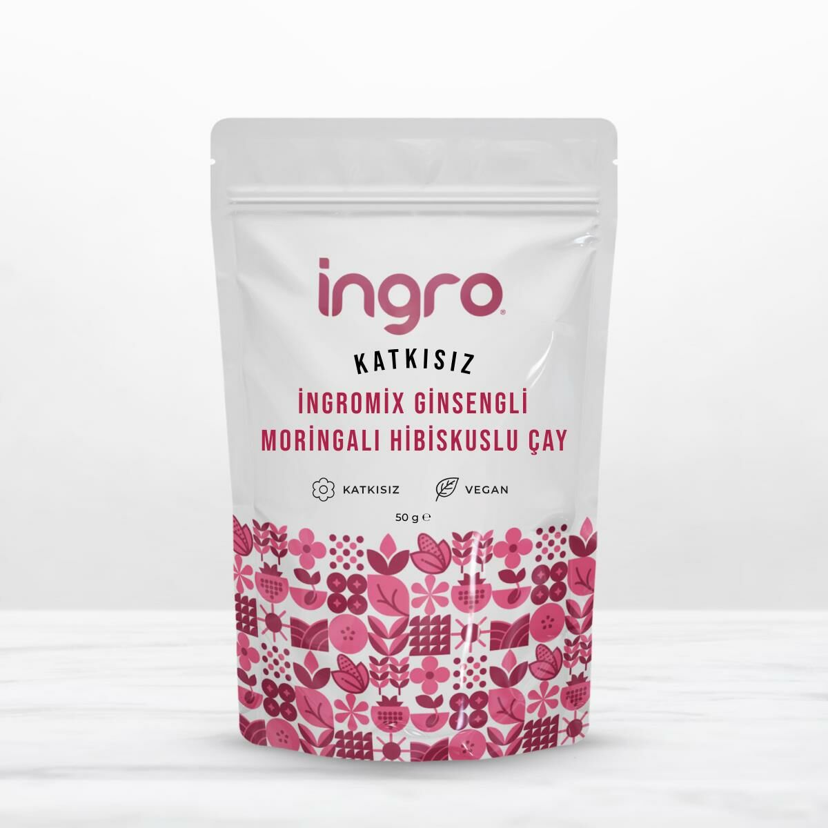 İngromix Ginsengli Moringalı Hibiskuslü Çay 50 g