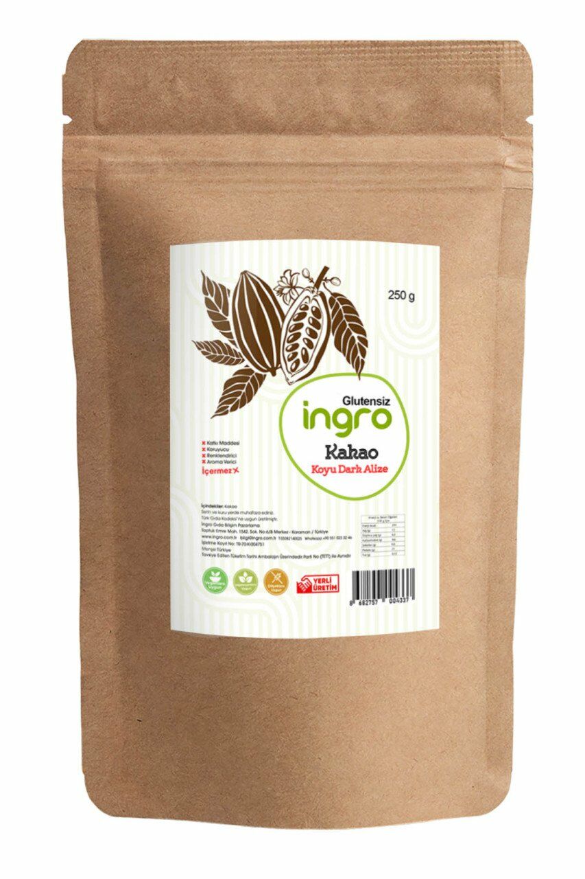 Glutensiz Kakao (Koyu -Dark- Alkalize 10000 g