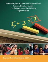 Elementary and Middle School Mathematics: Pearson New International Edition:Teaching Developmentally
