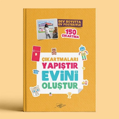 Çıkartmaları Yapıştır Evini Oluştur