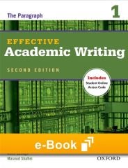 Effective Academic Writing, The Paragraph Level 1 Ebook