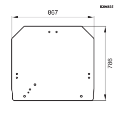 John Deere 5095E Arka Camı