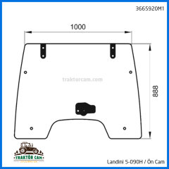 Landini 5-090H Ön Camı