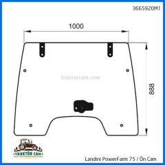 Landini PowerFarm 75 Ön Camı