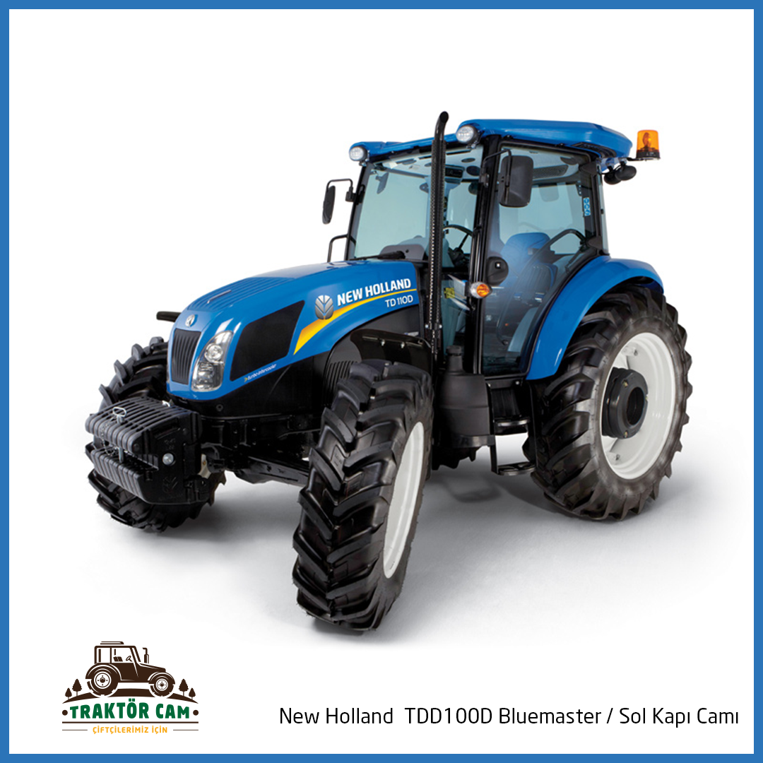 New Holland TD100D Sol Kapı Camı