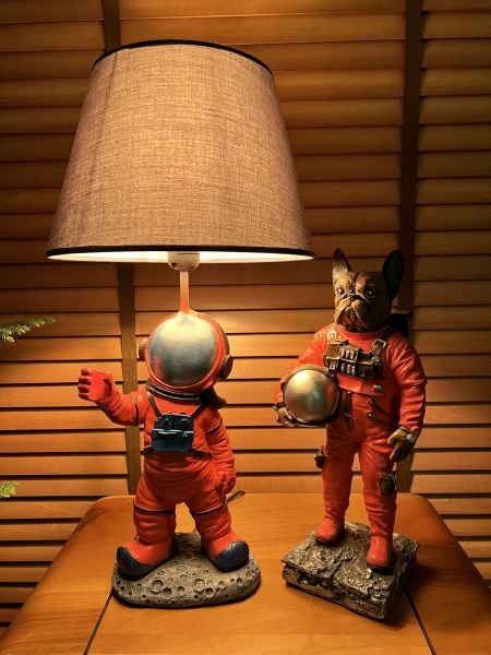 Astronot Lambader / Astronot Köpek Kırmızı