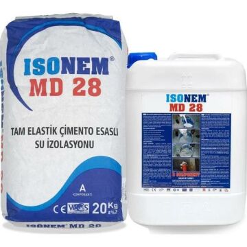 Isonem MD 28 A+B Çimento Esaslı Su Izolasyonu 30Kg