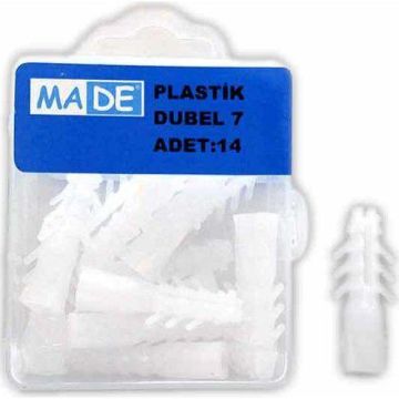 Made Plastik Dubel 7Mm ( 1 Kutu:14 Adet) ST-02