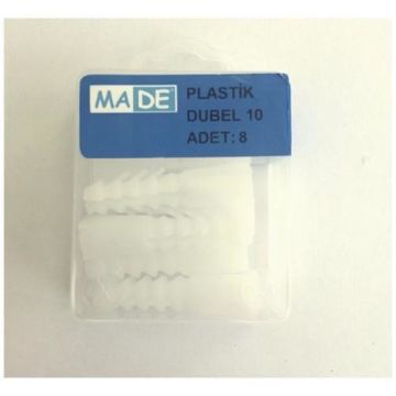 Made Plastik Dubel 10Mm ( 1 Kutu:8 Adet) ST-04