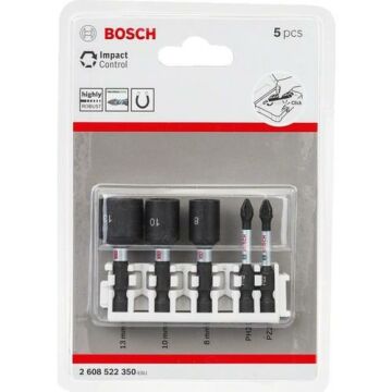 Bosch Impact Control Serisi 5'li Lokma ve Uç Seti