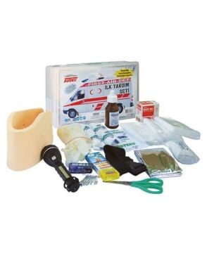 Autokit İlk Yardım Çantası Şeffaf Kutulu