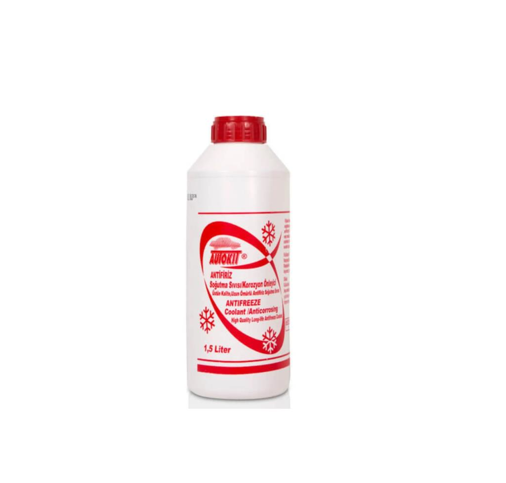 Autokit Organik Kırmızı Antifriz 1.5 Lt