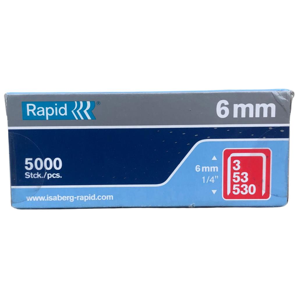 Rapid Zımba Teli 53/6 5000 Li Paket