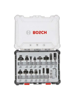 Bosch Pro Freze Seti 15 Parça Karışık 6 mm Şaftlı