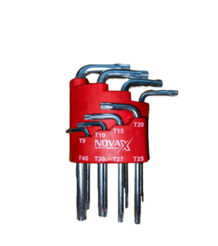 Novax Torx Alyan Anahtar Kısa 8li Set