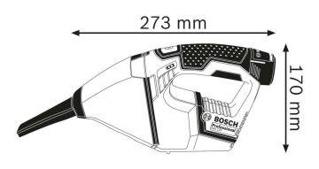 Bosch GAS 12 Volt Akülü El Süpürgesi Solo