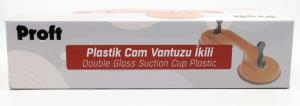 Proft Pcv3 Plastik İkili Cam Vantuzu 50 Kg 118 mm