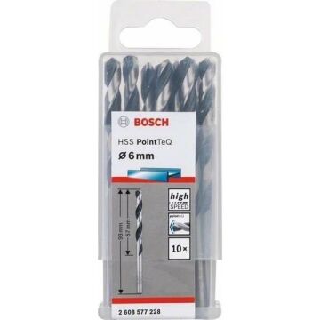 Bosch Hss Pointteq Metal Matkap Ucu 6,0mm 10 lu