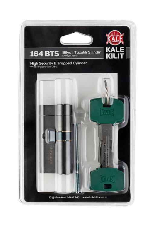 Kale Kilit Bilyalı Tuzaklı Silindir 164 Bts 68 mm