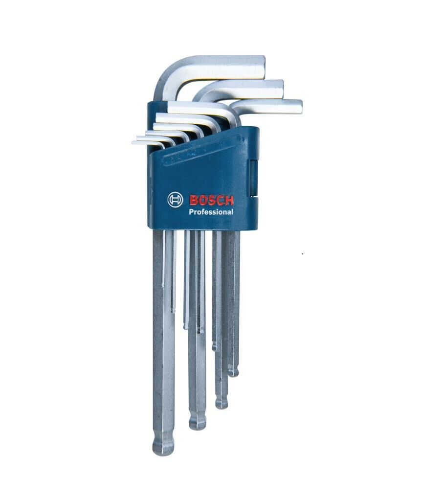 Bosch Professional Alyan Anahtar Takımı Hex 9 Parça - 1600A01TH5