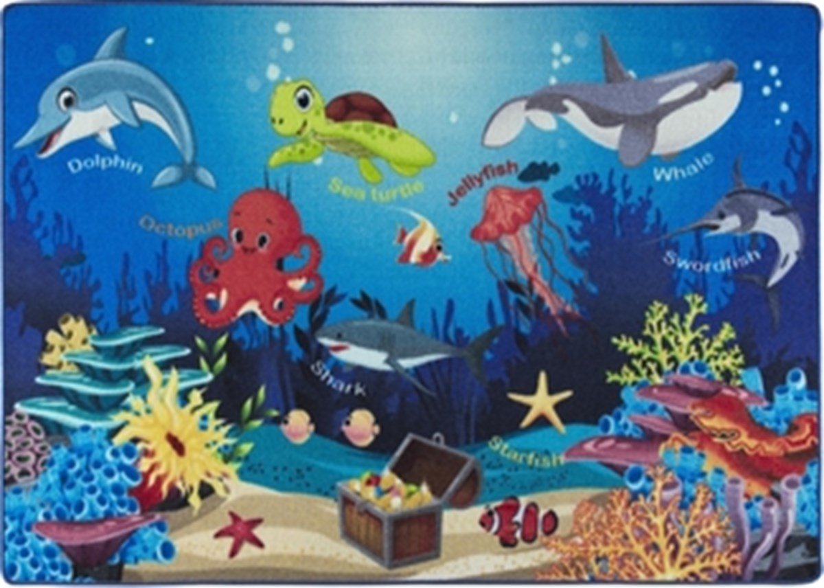 Confetti Okyanus Akvaryumu Halısı