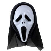 Halloween Kapüşonlu Çığlık Maskesi