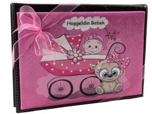 Hoşgeldin Bebek Kutu ve Çikolata (Pembe)