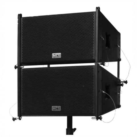 Mcs LA-1010 Dsp Aktif Line Array Kabin Hoparlör 2x10'' 1400W