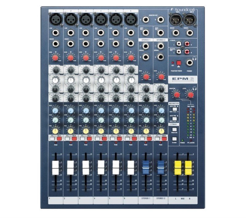 Soundcraft Epm6 6 Mono 2 Stereo Kanal Analog Ses Mikseri