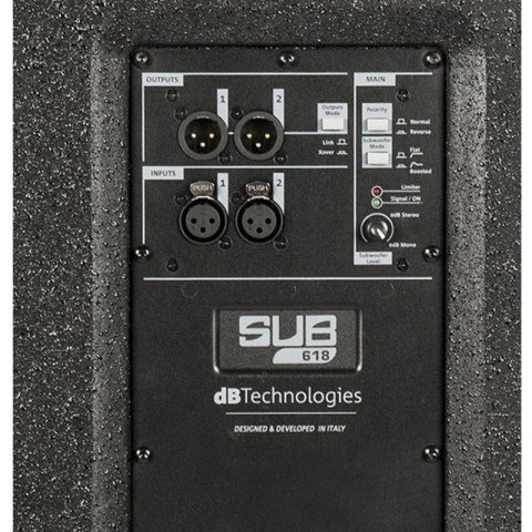 dB Technologies SUB-618 18 İnch 600/1200 Watt Aktif Subbass