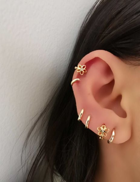 925 Ayar Gümüş Kıkırdak ve Tragus Piercingleri