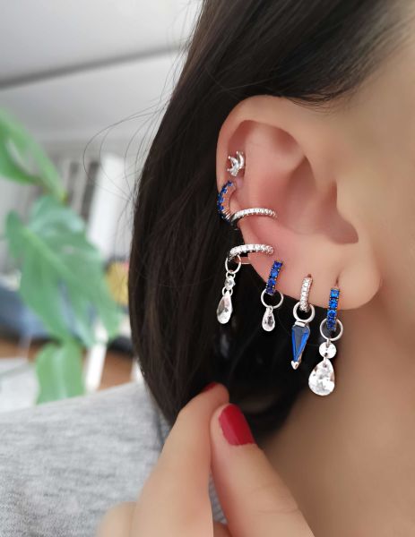 Maria Halka Charm Küpe 1,2 mm - TEK