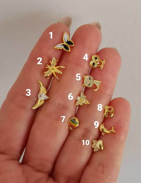 925 Ayar Gümüş Kıkırdak ve Tragus Piercingleri