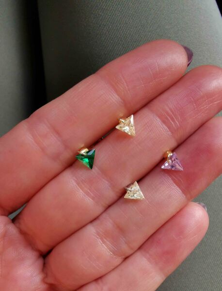 925 Ayar Gümüş Kıkırdak ve Tragus Piercingleri