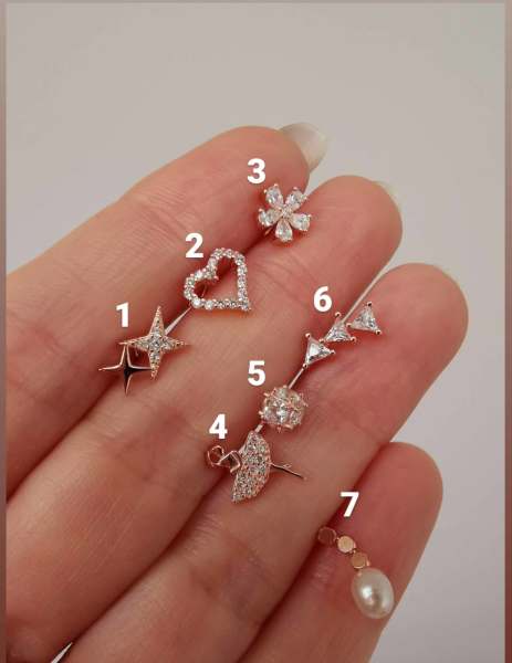 925 Ayar Gümüş Kıkırdak ve Tragus Piercingleri