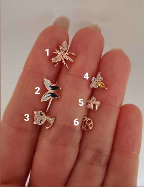 925 Ayar Gümüş Kıkırdak ve Tragus Piercingleri