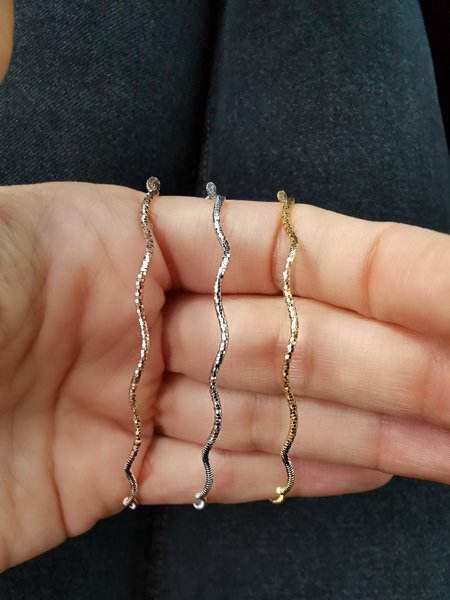 Zigzag İthal Bileklik