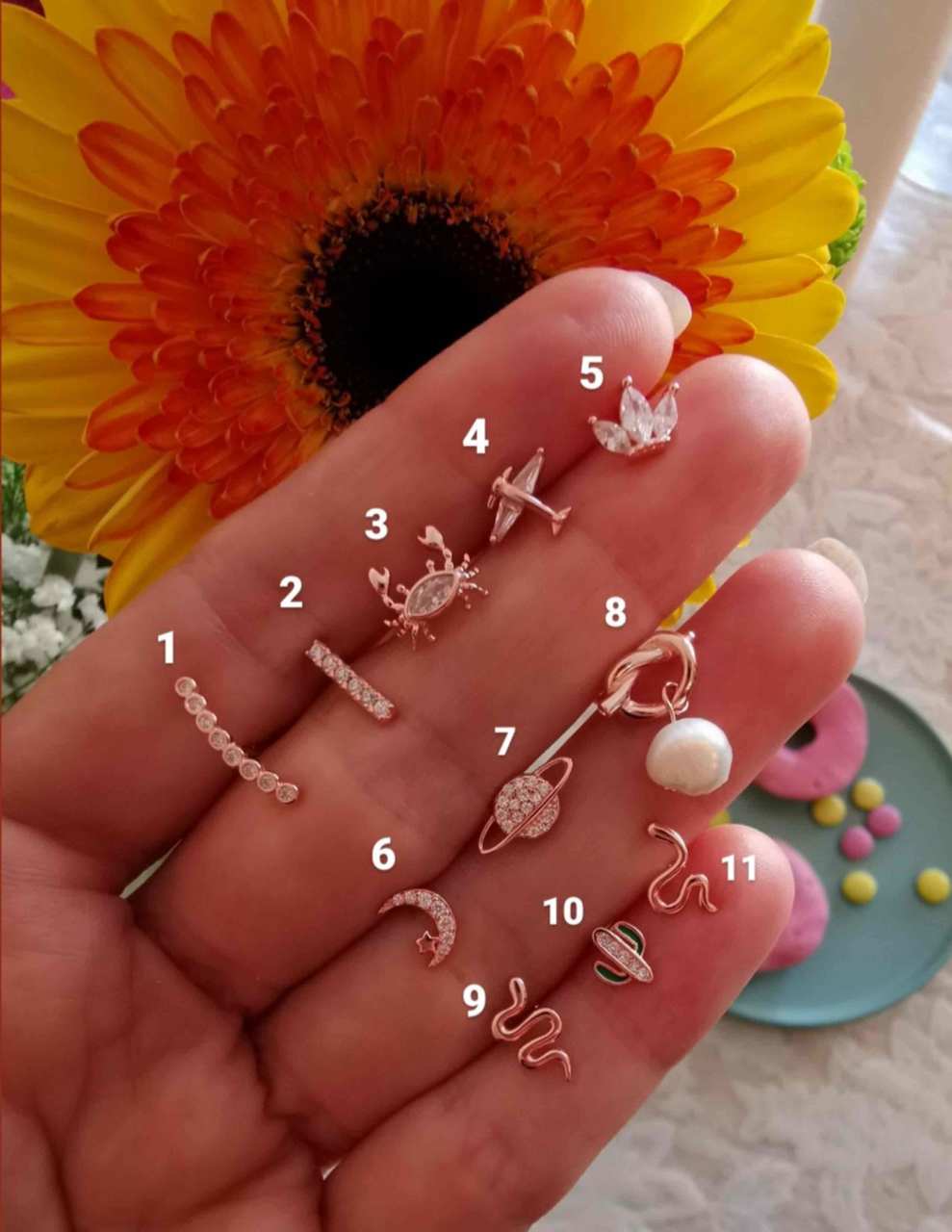 925 Ayar Gümüş Kıkırdak ve Tragus Piercingleri