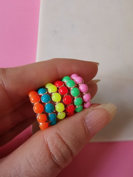 Top Mineli Kıkırdak Earcuff Küpe